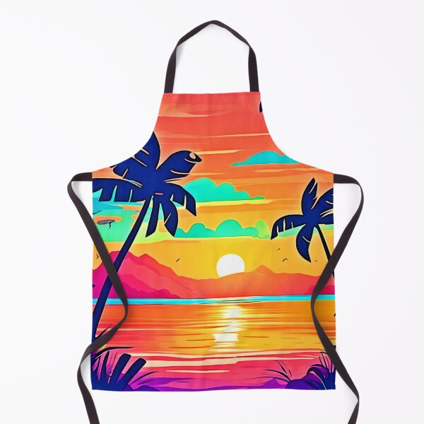 Item preview, Sunset Paradise Artwork designed and sold by Health And Fitness Posts e-Store.