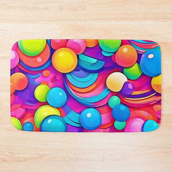 Item preview, Rainbow Bubble Blast Artwork designed and sold by Health And Fitness Posts e-Store.