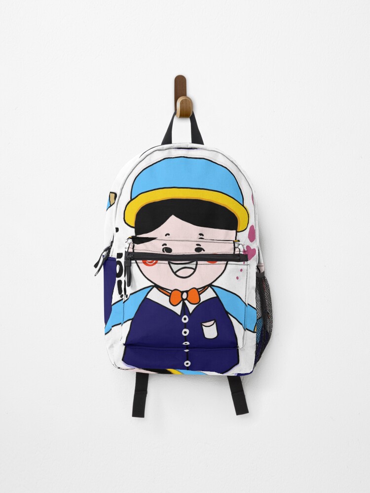 Thumbnail 1 of 3, Backpack, Hello school boy designed and sold by Ryslissa.