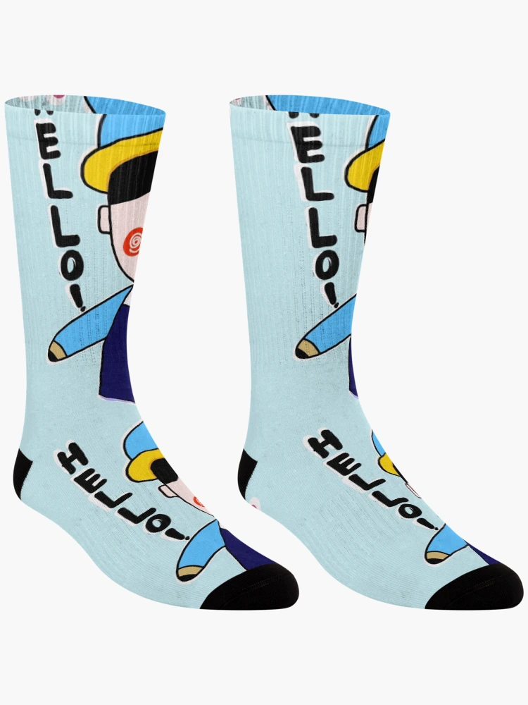 Thumbnail 3 of 5, Socks, Hello school boy designed and sold by Ryslissa.