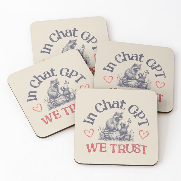 Item preview, In Chat GPT We Trust designed and sold by CozyLightsStore.