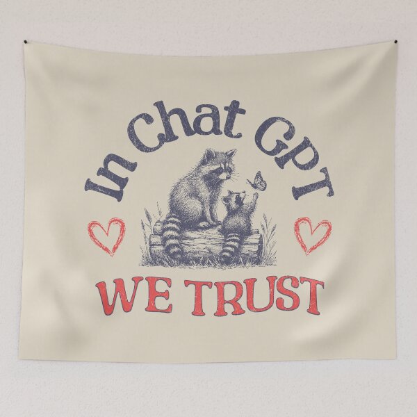 Item preview, In Chat GPT We Trust designed and sold by CozyLightsStore.