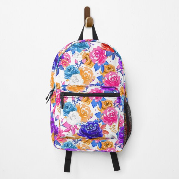 Item preview, Copy of Pink and dark blue  floral pattern designed and sold by Raghad133.