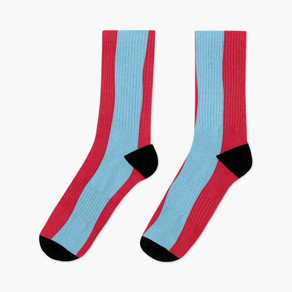 Item preview, Medium RED and BABY BLUE Vertical STRIPES designed and sold by RachelMacht.