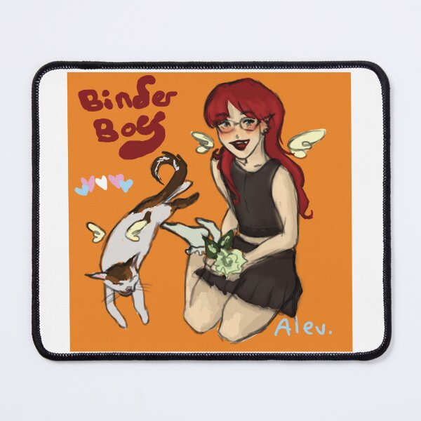 Item preview, Happy Trans Binder Boy designed and sold by alevealev.
