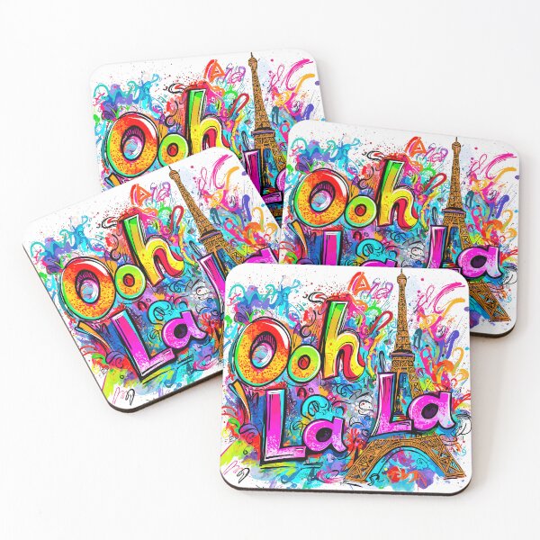 Item preview, Ooh La La & the Eiffel Tower, Paris France designed and sold by Pit Bull Ink.