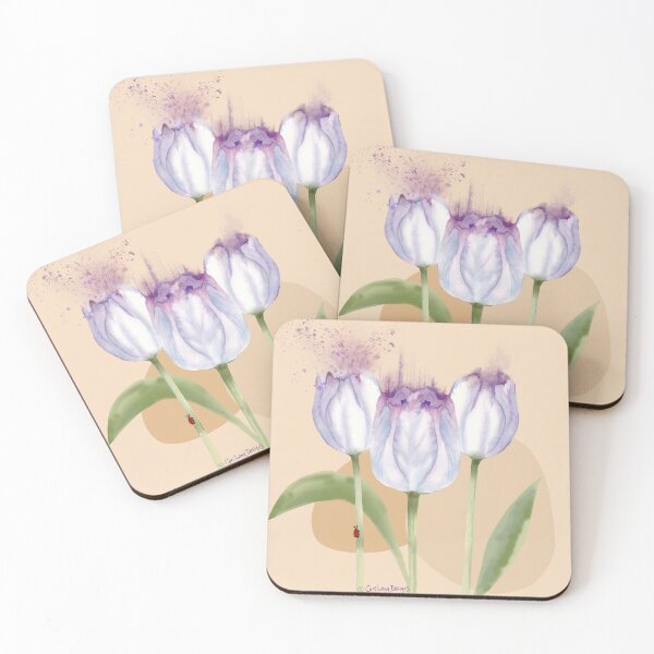 Item preview, Tulip Explosion-Tan-24A-017 designed and sold by Cori Lang.