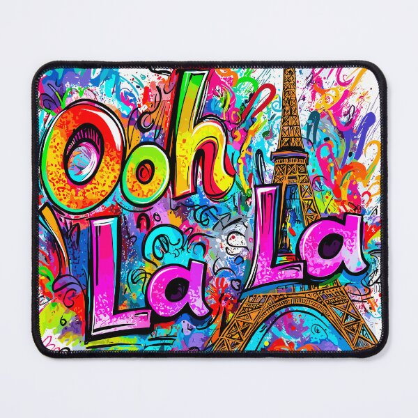 Item preview, Ooh La La & the Eiffel Tower, Paris France designed and sold by Pit Bull Ink.