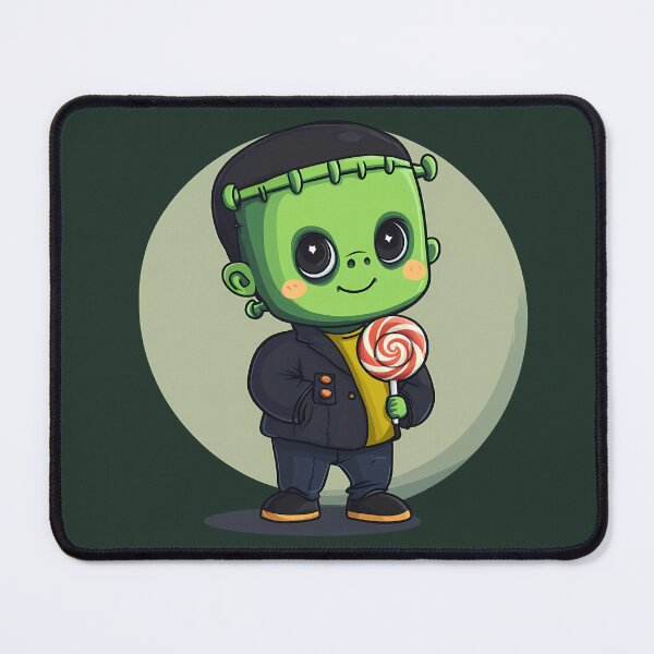 Item preview, Frankenstein's Monster Holding a Lollipop designed and sold by LarkspurAndTea.