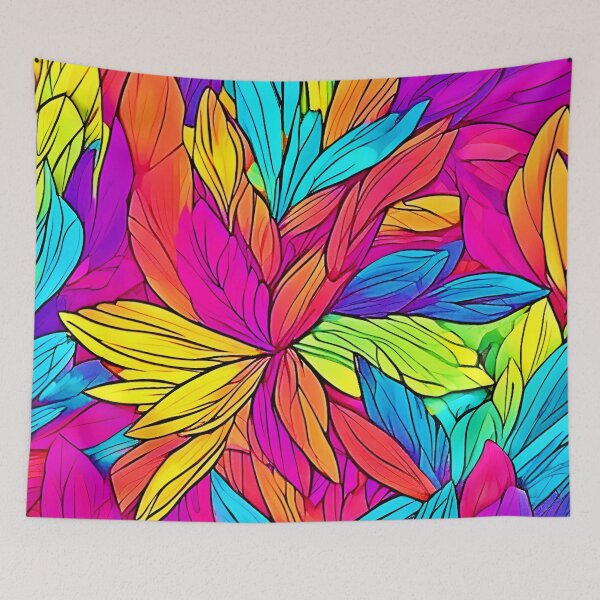 Item preview, Kaleidoscope Blooms Artwork designed and sold by Health And Fitness Posts e-Store.