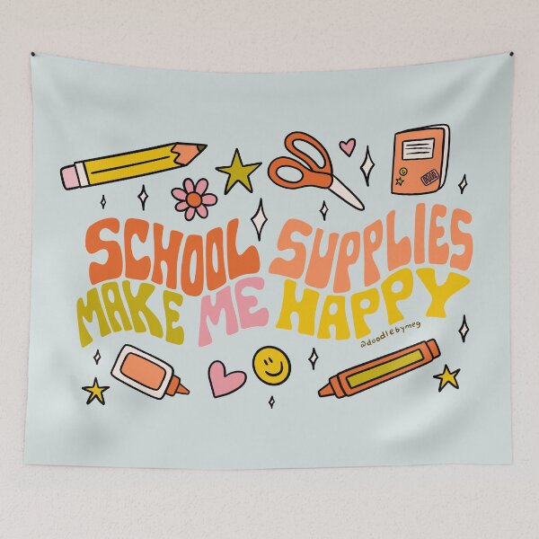 Item preview, School Supplies Are My Favorite designed and sold by doodlebymeg.
