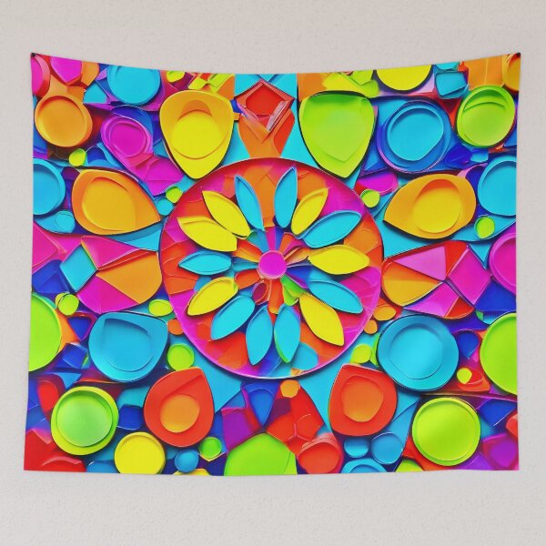 Item preview, Kaleidoscope Symphony Artwork designed and sold by Health And Fitness Posts e-Store.