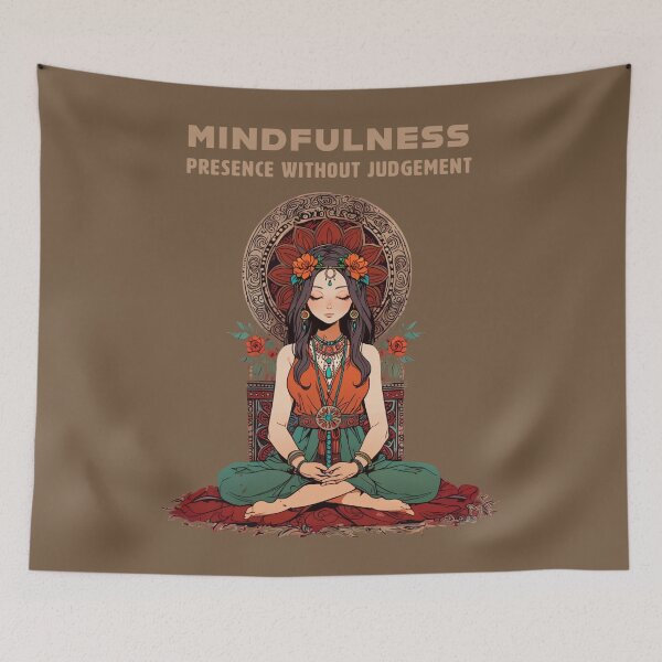 Item preview, mindfulness yoga meditation positive quotes for life designed and sold by La Loca.
