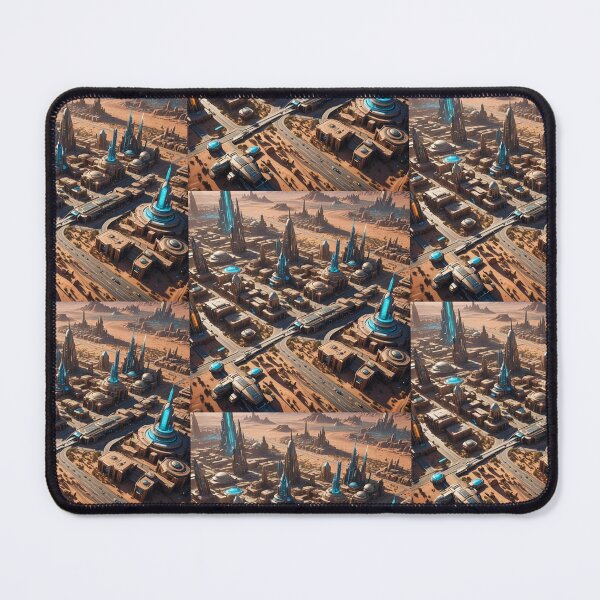 Item preview, Futuristic Desert Metropolis designed and sold by koreatvtea.
