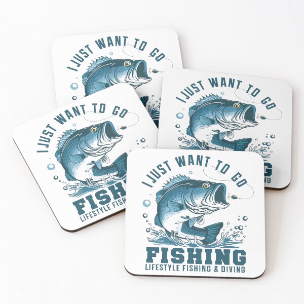 Item preview, I Just Want to Go Fishing - Funny Angler Design designed and sold by CALIMASHIRTS.