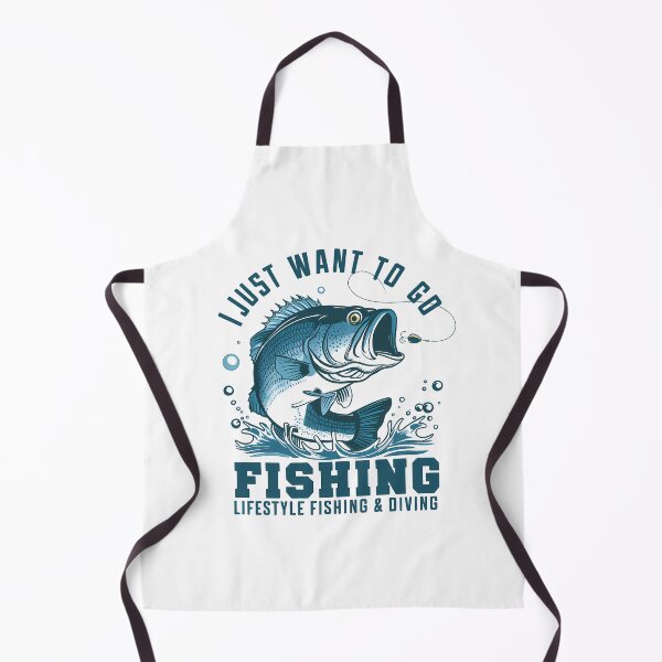 Item preview, I Just Want to Go Fishing - Funny Angler Design designed and sold by CALIMASHIRTS.