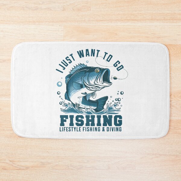 Item preview, I Just Want to Go Fishing - Funny Angler Design designed and sold by CALIMASHIRTS.