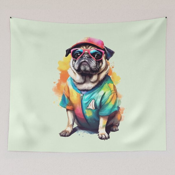 Item preview, Baseball Pug designed and sold by MystAvalon.