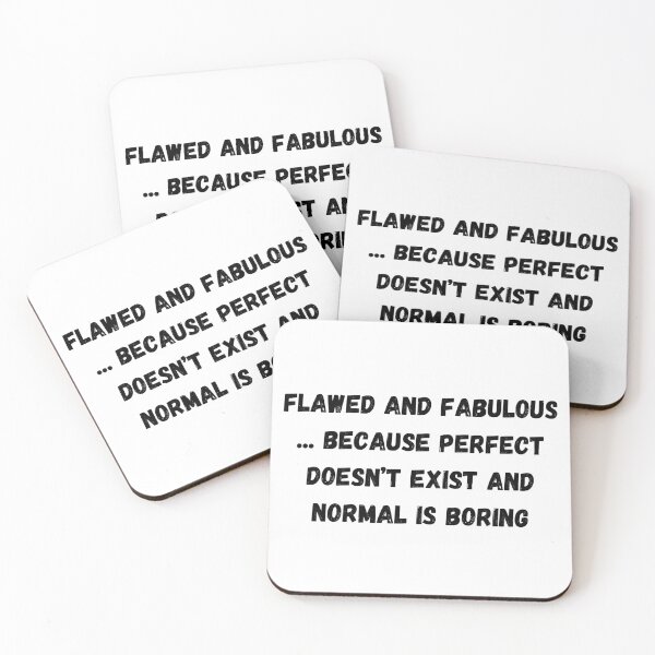 Item preview, Flawed and Fabulous designed and sold by Audrey Krüger.