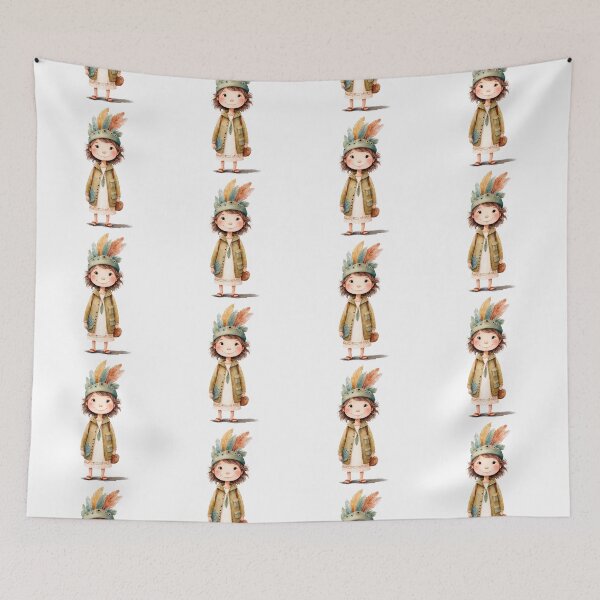 Item preview, Retro Charm Watercolor Illustration designed and sold by Victoria Riabov.