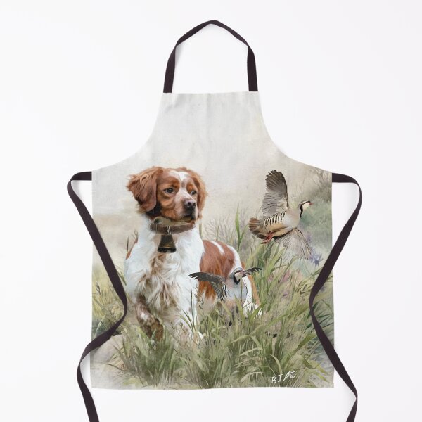 Item preview, Hunting with a Brittany dog, Art  designed and sold by TammyHunterArt.