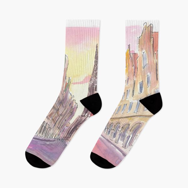 Item preview, Münster Germany Old Town Prinzipalmarkt Scene at Dusk designed and sold by artshop77.