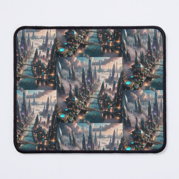 Item preview, Dreamlike Floating Metropolis designed and sold by koreatvtea.