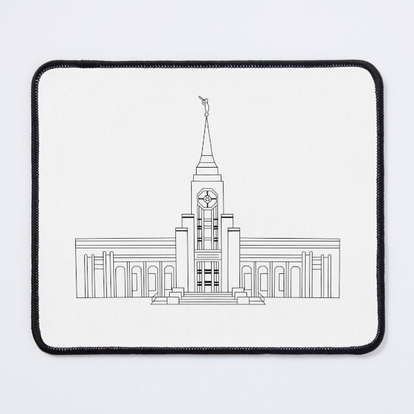 Item preview, Fort Lauderdale lds temple designed and sold by Handdrawnbyzoe.