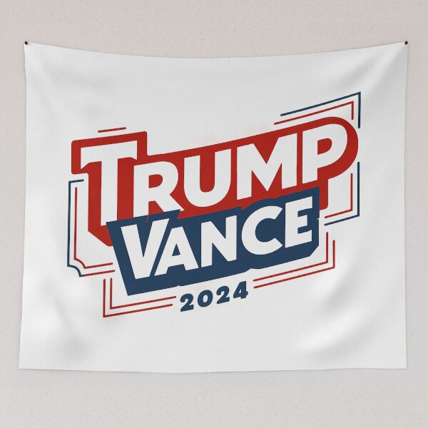 Artikelvorschau, Donald Trump | JD Vance | Präsident 2024 | Trump-T-Shirt entworfen und verkauft von RedCircleArt.