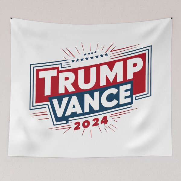 Artikelvorschau, Donald Trump | JD Vance | Präsident 2024 | Trump-T-Shirt entworfen und verkauft von RedCircleArt.
