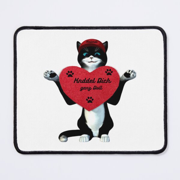Item preview, Tomcat Krümel with heart designed and sold by Kater-Kruemel.