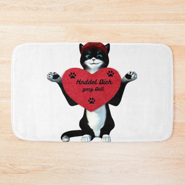 Item preview, Tomcat Krümel with heart designed and sold by Kater-Kruemel.