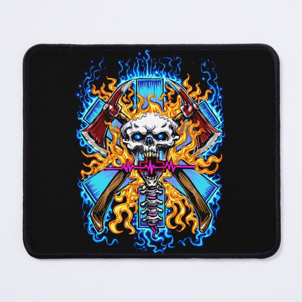 Item preview, First Responders Tribute Skull Tattoo designed and sold by Shawnsonartshop.