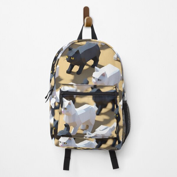 Item preview, 3D cats black and white designed and sold by Rainbow Paws Garden.