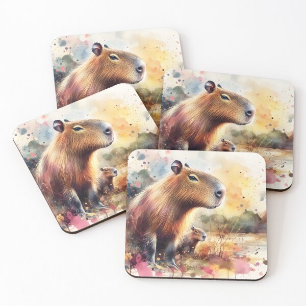 Item preview, Capybara Art #32 | Capybara Lovers designed and sold by ksgraphics222.