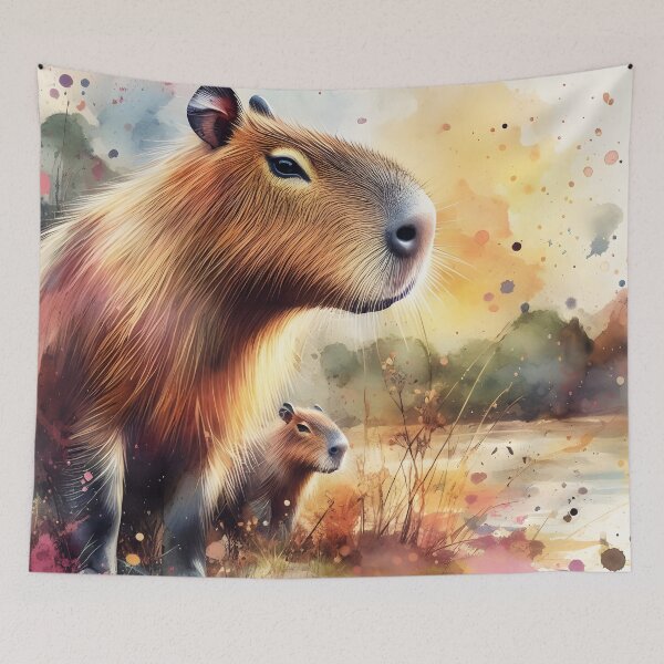 Item preview, Capybara Art #32 | Capybara Lovers designed and sold by ksgraphics222.