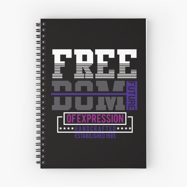 Item preview, Freedom Future of Expression typographic style designed and sold by kiloorartclub.
