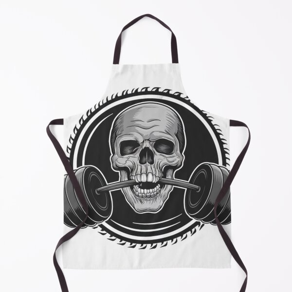 Item preview, Skull and barbell designed and sold by Krystian9809.