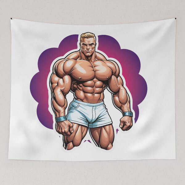 Item preview, New Series: Bodybuilder Sticker #14 designed and sold by ForeverPrintsOK.