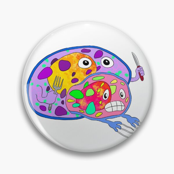Item preview, Macrophage eating a cell designed and sold by NastiaAZ.