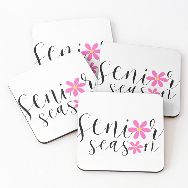 Item preview, Senior Season - Light Pink Daisy, Black Text designed and sold by sophia-hikari.