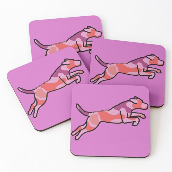 Item preview,  Dog Jumping, Pink Camo designed and sold by CraneCreek.