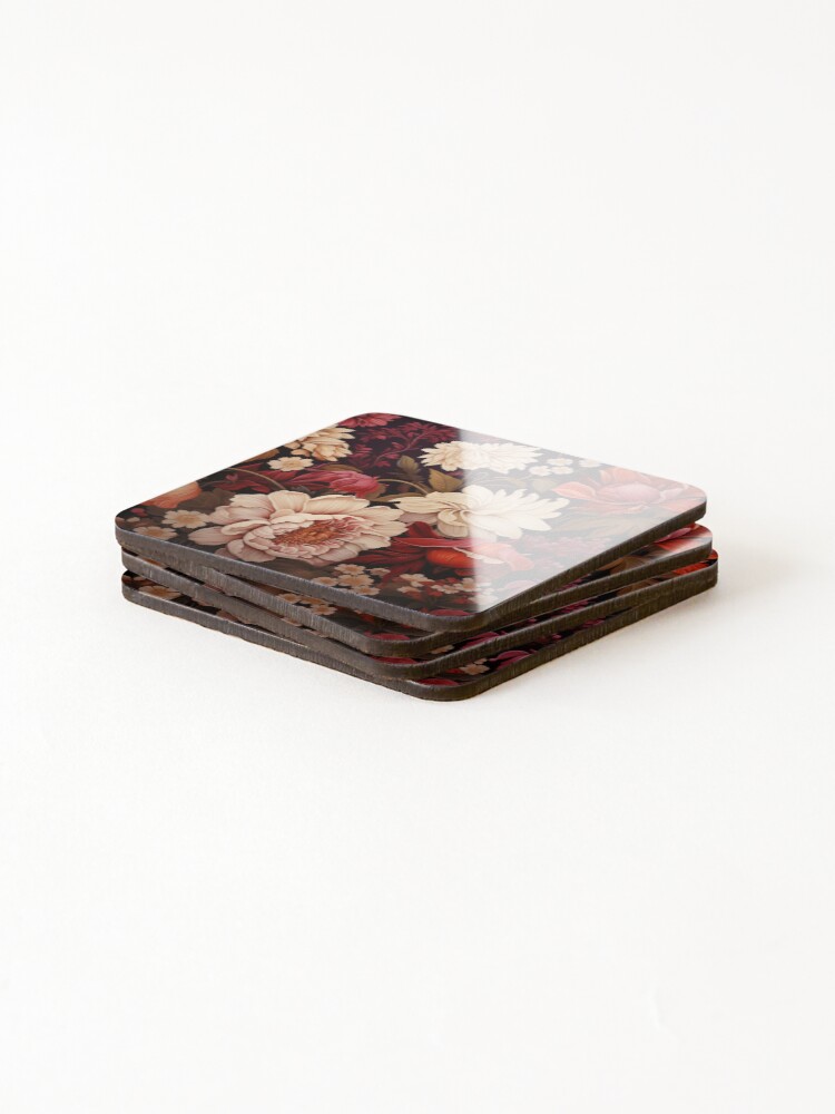 Thumbnail 4 of 5, Coasters (Set of 4), Floral Patterns designed and sold by Rtymer.