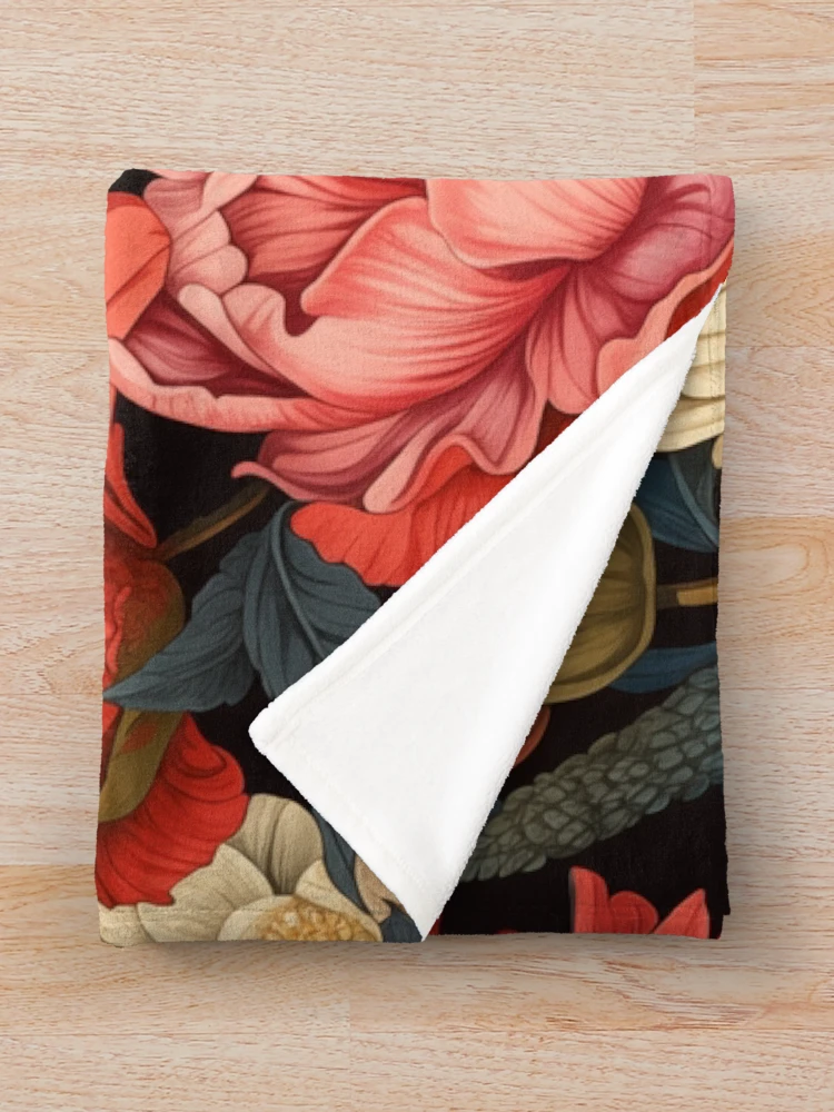 Thumbnail 3 of 6, Throw Blanket, Floral Patterns designed and sold by Rtymer.