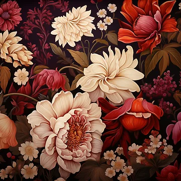 Artwork thumbnail, Floral Patterns by Rtymer