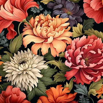 Artwork thumbnail, Floral Patterns by Rtymer