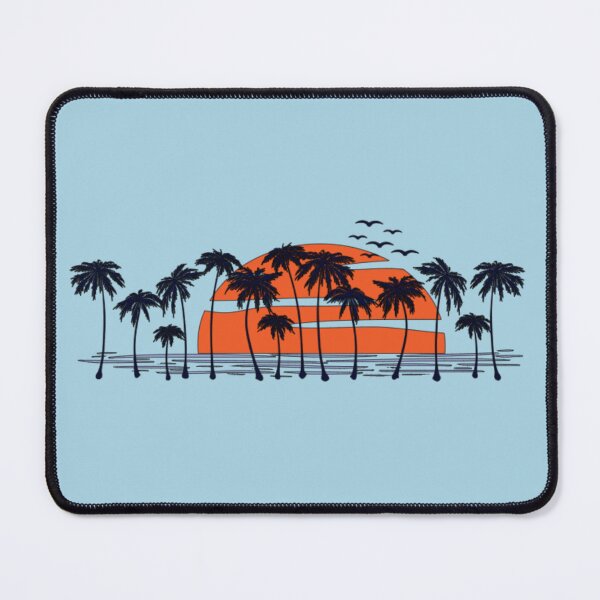 Item preview, Ocean palm tree sunset designed and sold by Sassenach616.