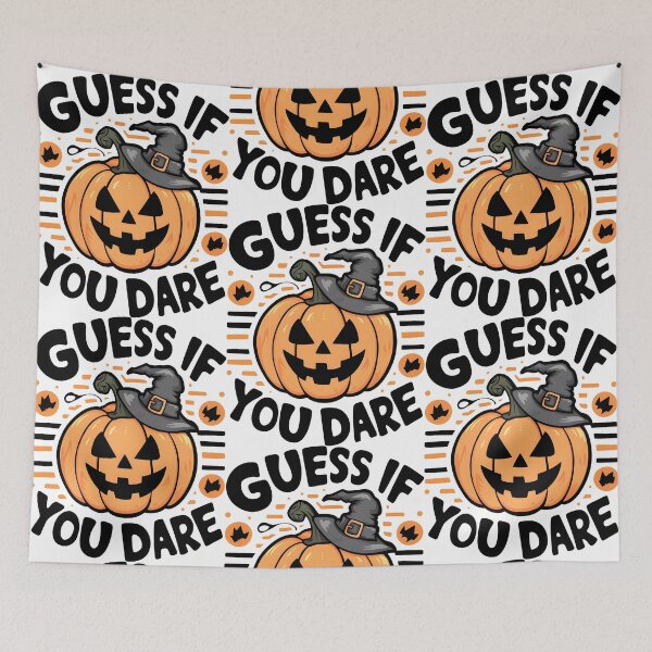 Item preview, GUESS IF YOU DARE: Enchanted Pumpkin’s Midnight Dance designed and sold by SplashTastic.