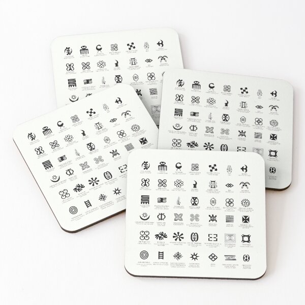 Item preview, West African Adinkra Symbols designed and sold by Natalie Dowling.