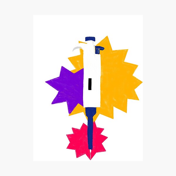 Item preview, Micro pipette with three stars designed and sold by artbiome.